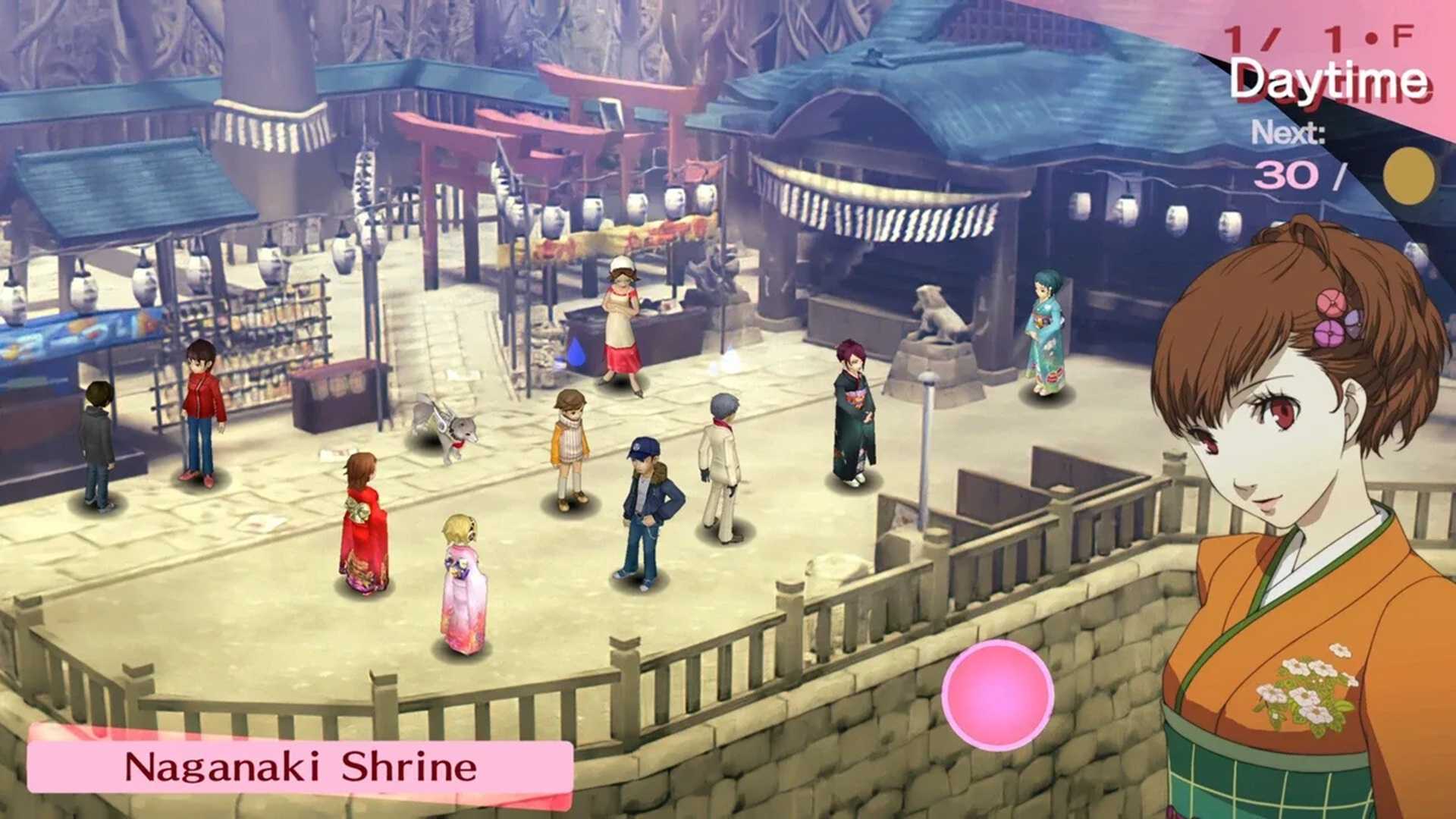 A screenshot of gameplay from Persona 3 Portable
