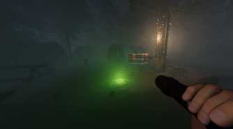 A screenshot from Phasmophobia.