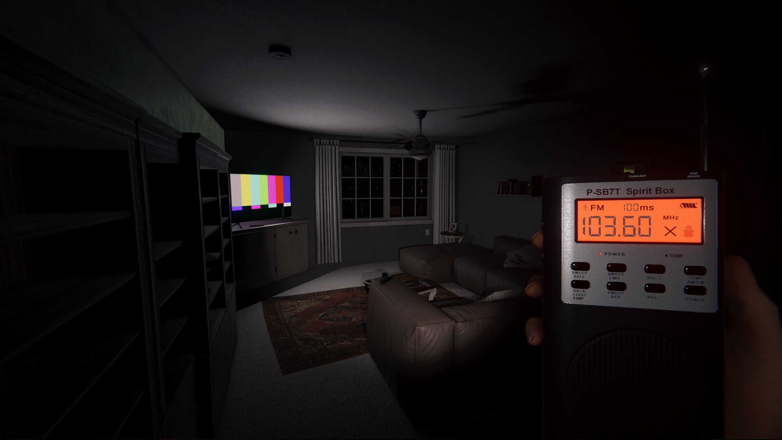 A screenshot from Phasmophobia.