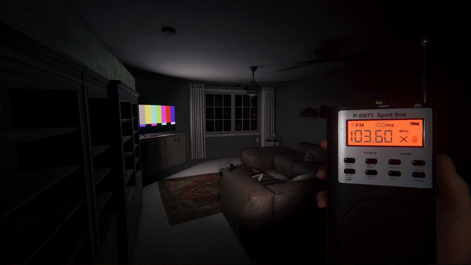 A screenshot from Phasmophobia.