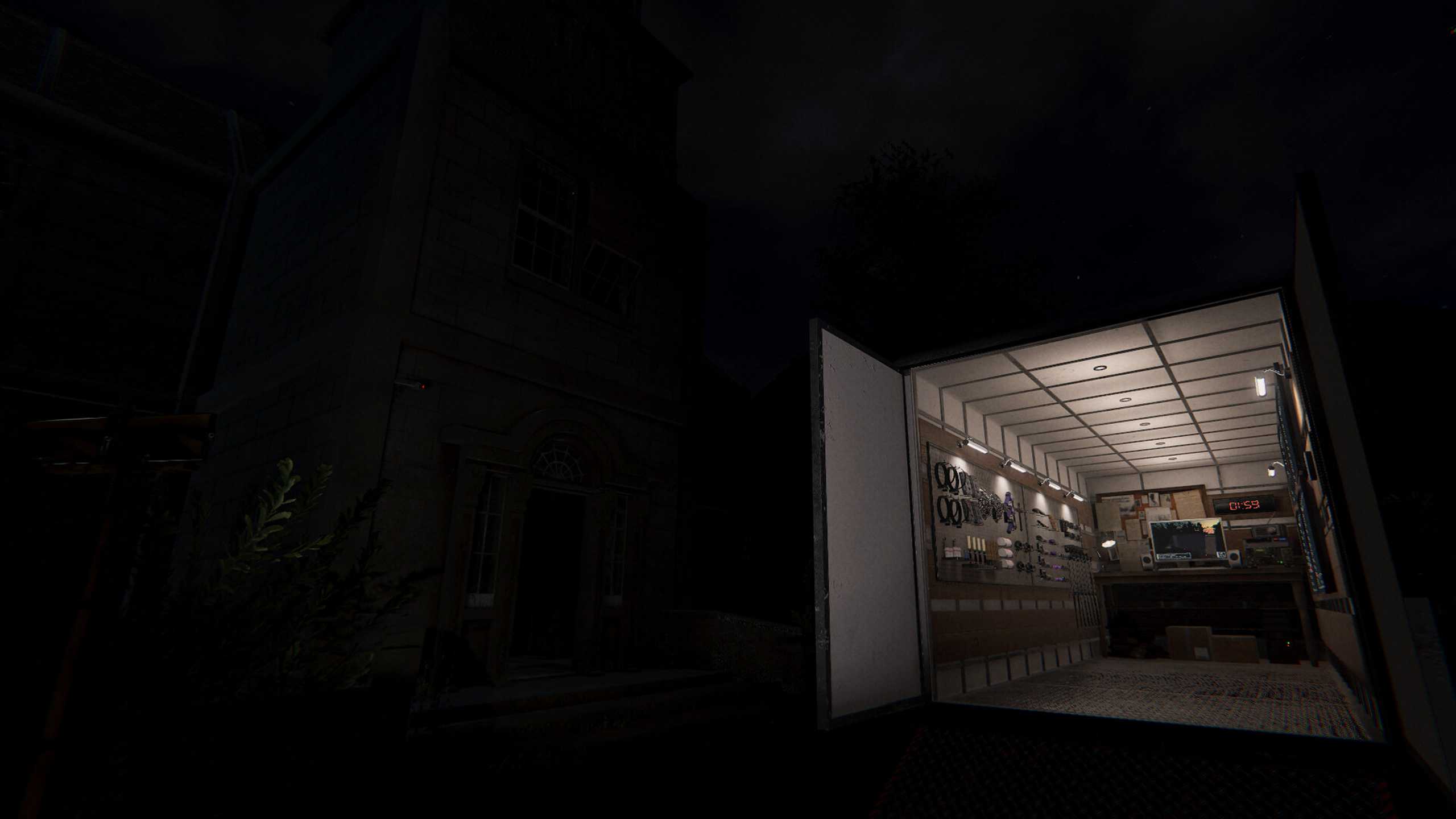 A screenshot from Phasmophobia.