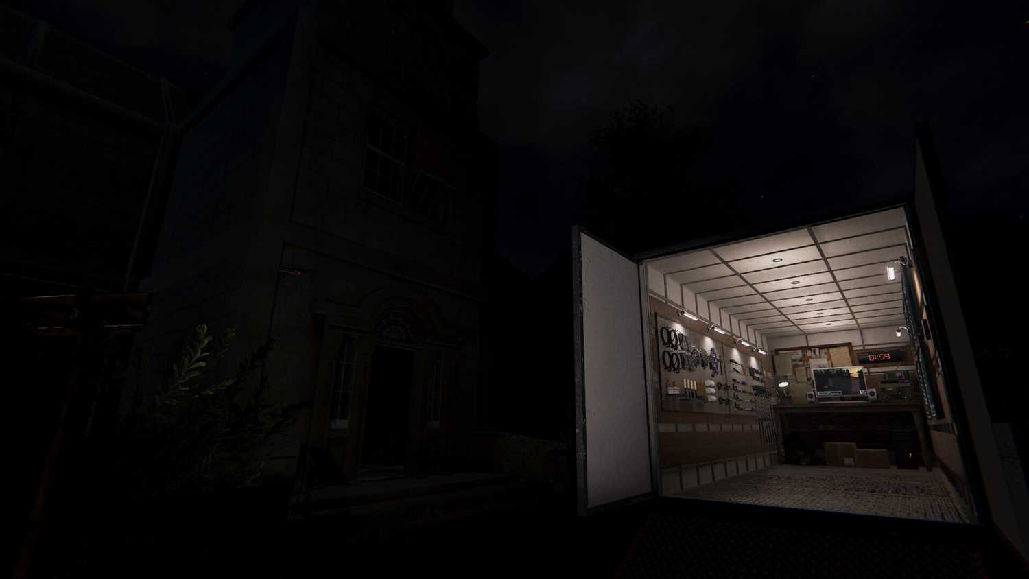 A screenshot from Phasmophobia.