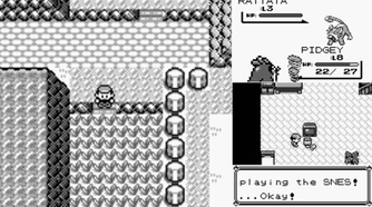 Pokémon Blue gameplay and combat