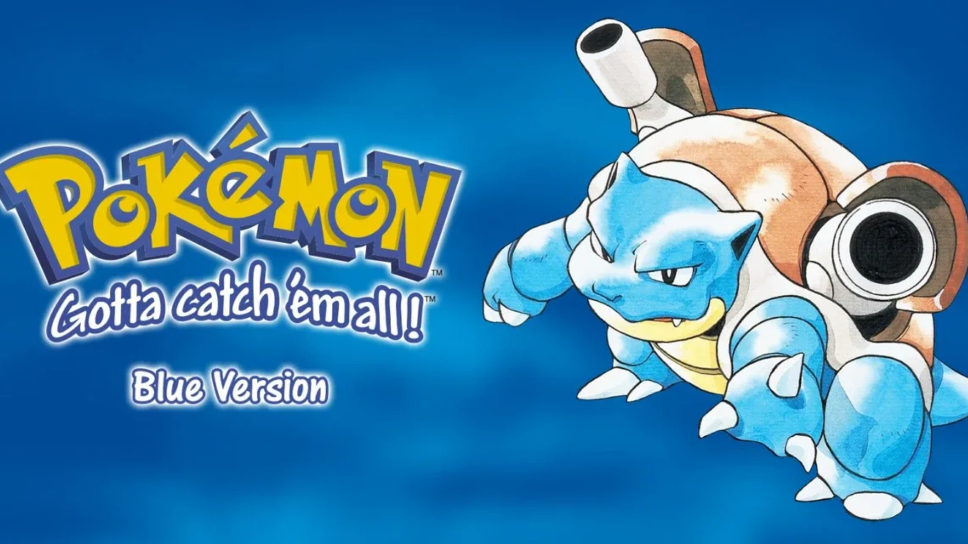 Pokémon Blue cover art