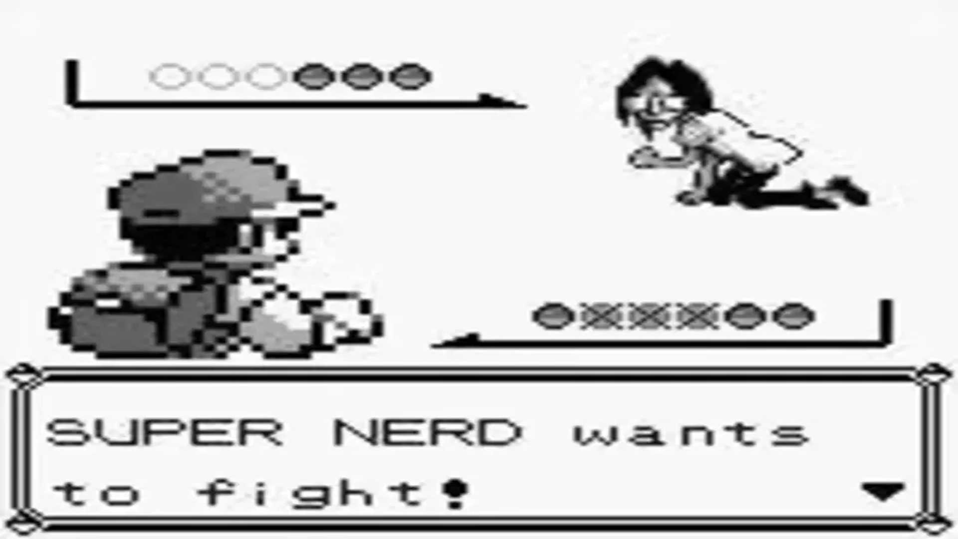 A screenshot of Pokemon Blue