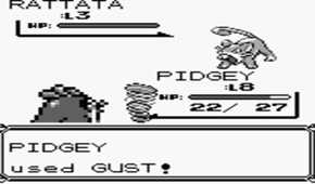 A screenshot of Pokemon Blue