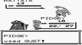 A screenshot of Pokemon Blue
