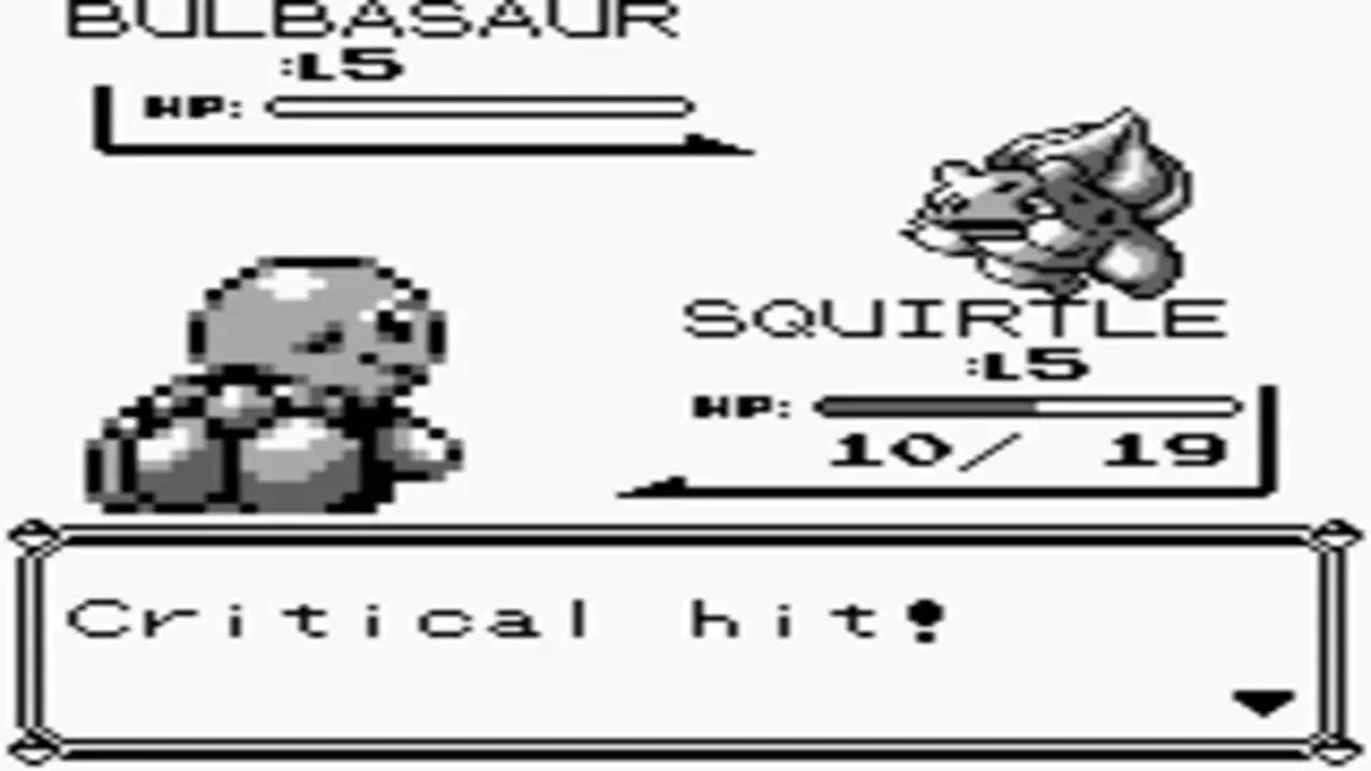 A screenshot of Pokemon Red