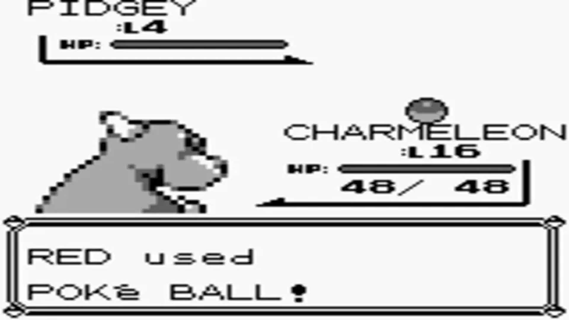 A screenshot of Pokemon Red