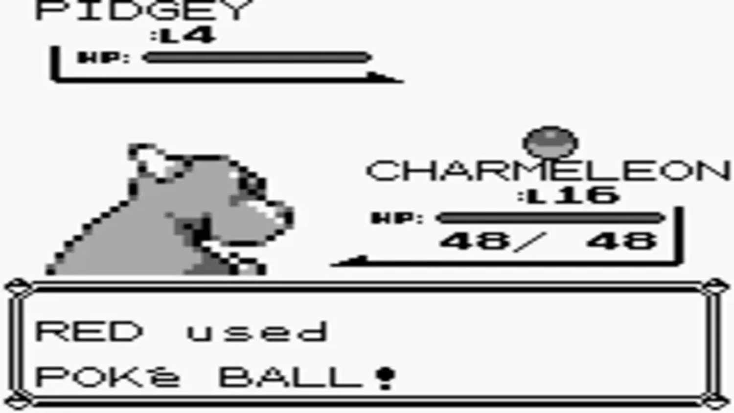 A screenshot of Pokemon Red