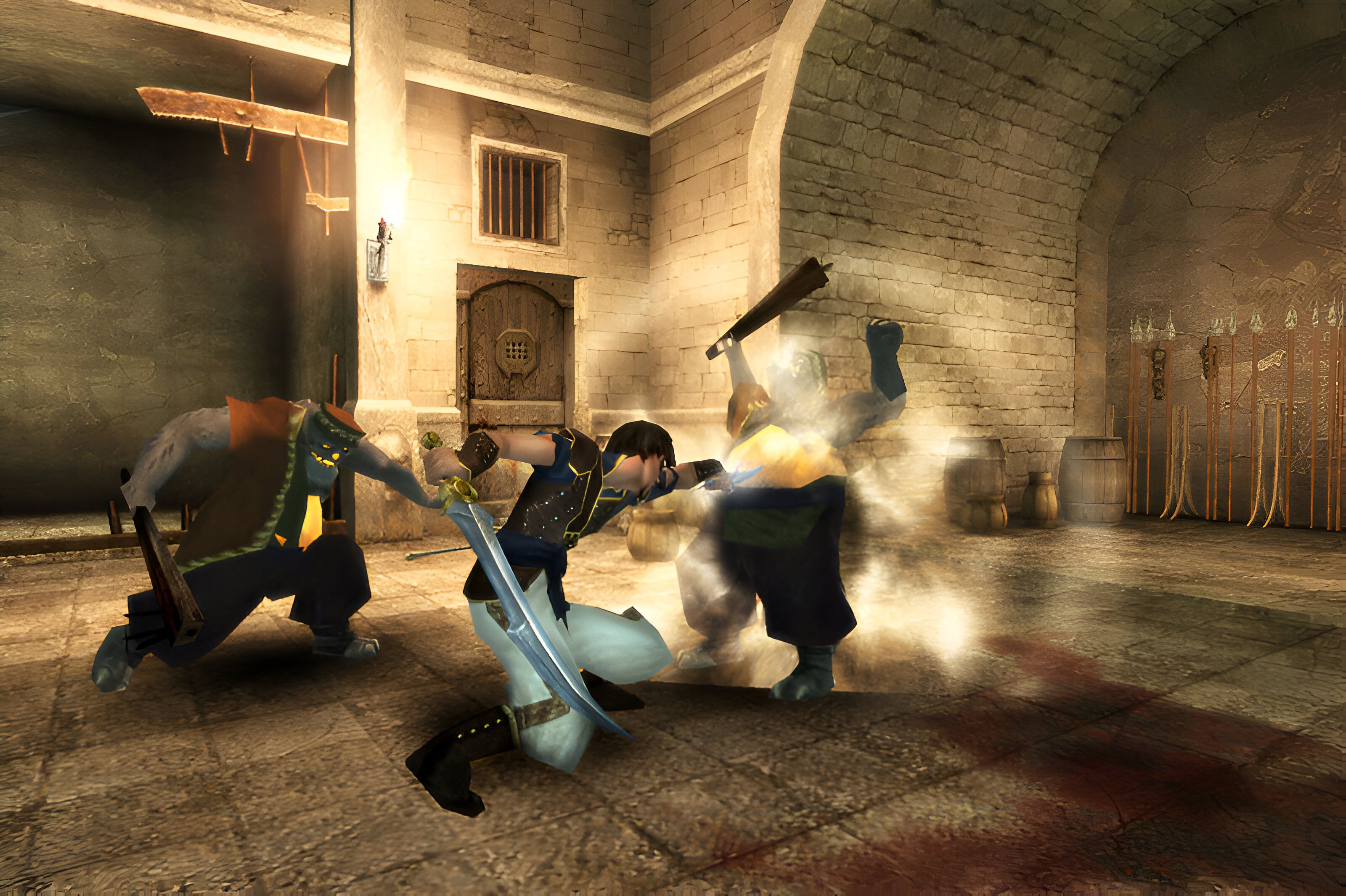 The Prince in combat in Prince of Persia: The Sands of Time.
