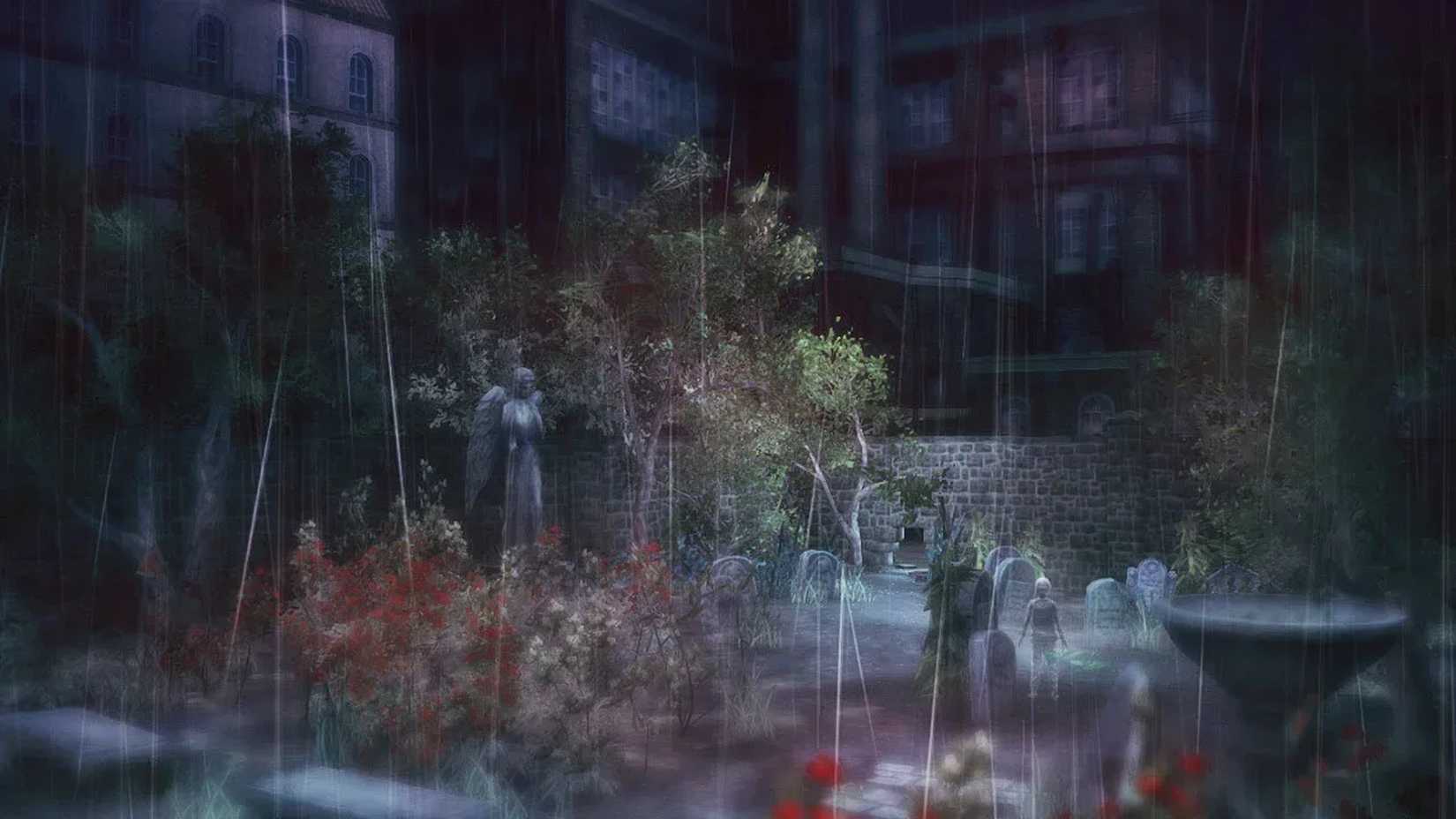 A screenshot of gameplay from Rain.
