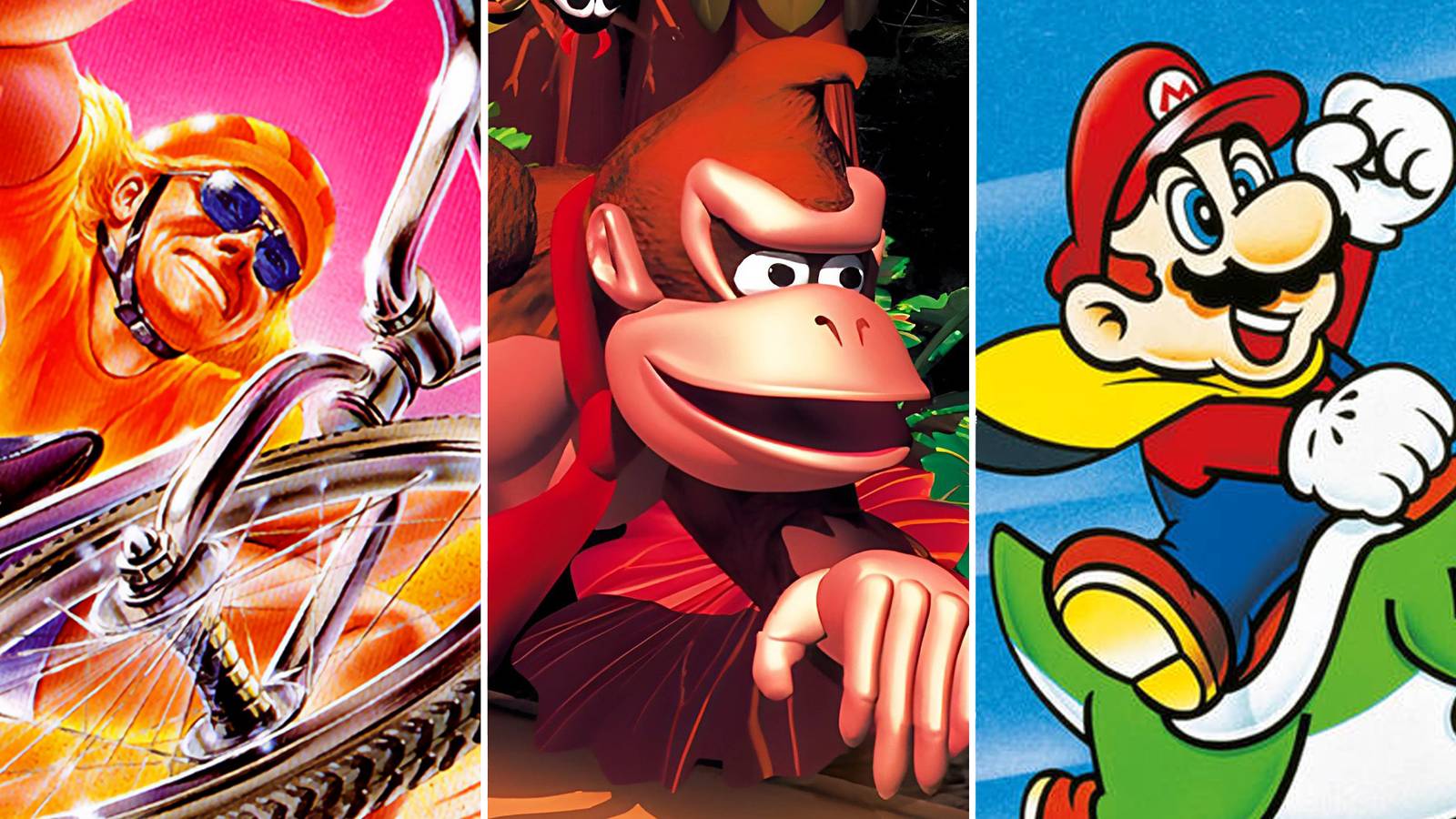 A combination of Super Nintendo games