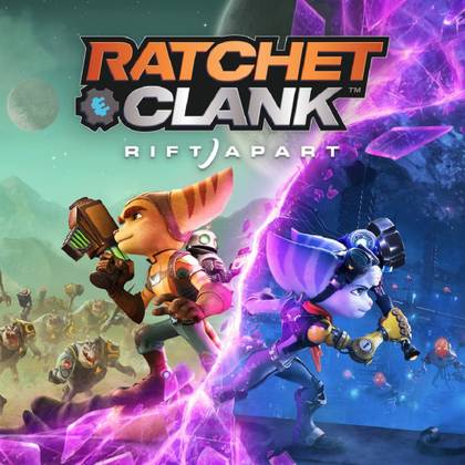 Product image for the game Ratchet & Clank: Rift Apart.