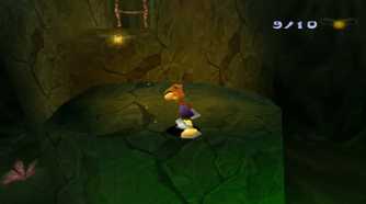 A screenshot of gameplay from Rayman 2: The Great Escape
