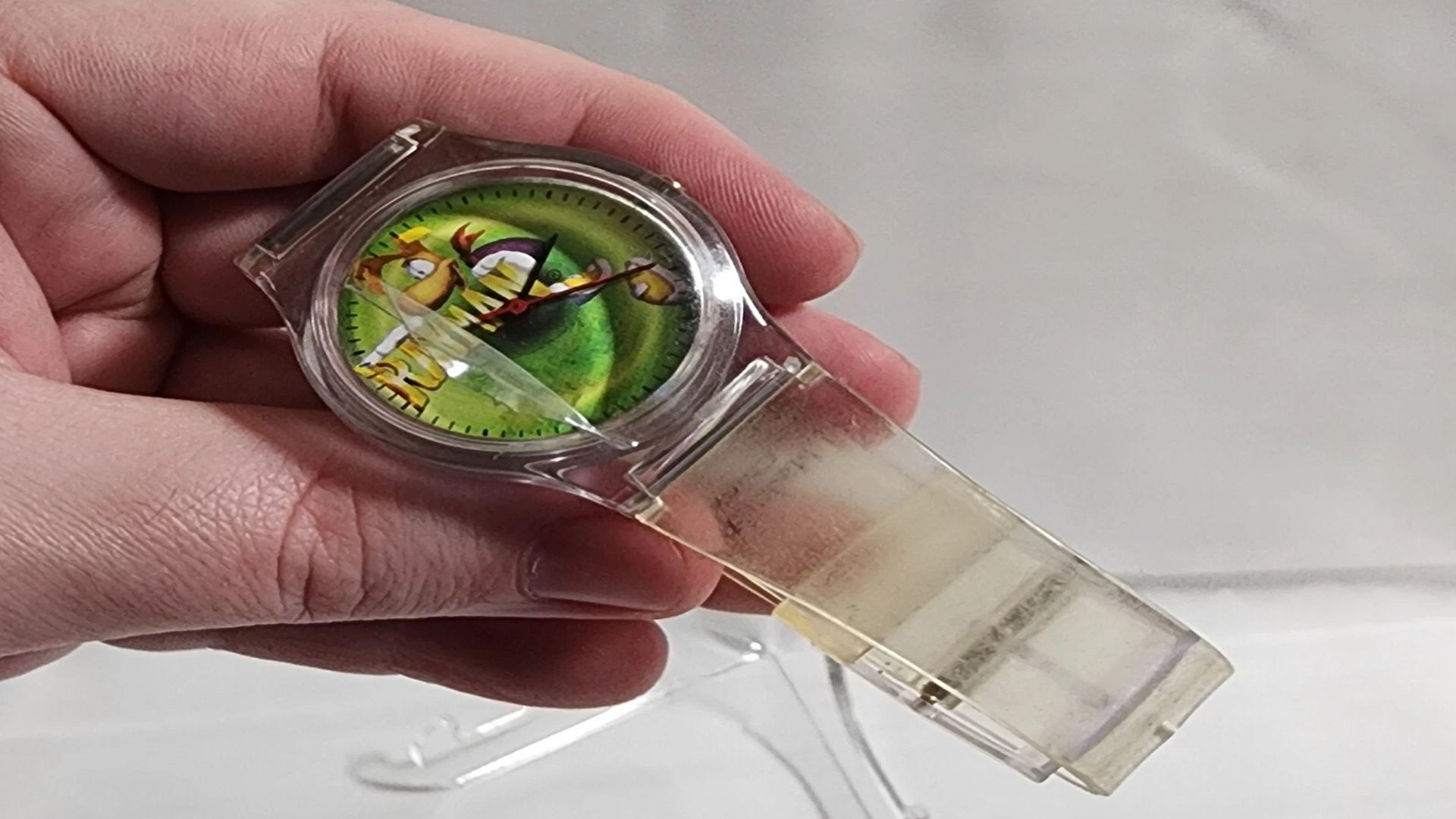 A shot of the watch from the bundle to Rayman 2: The Great Escape