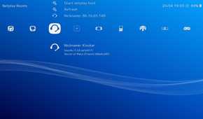 A screenshot of the menus in RetroArch.