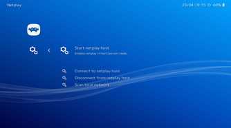 A screenshot of the menus in RetroArch.
