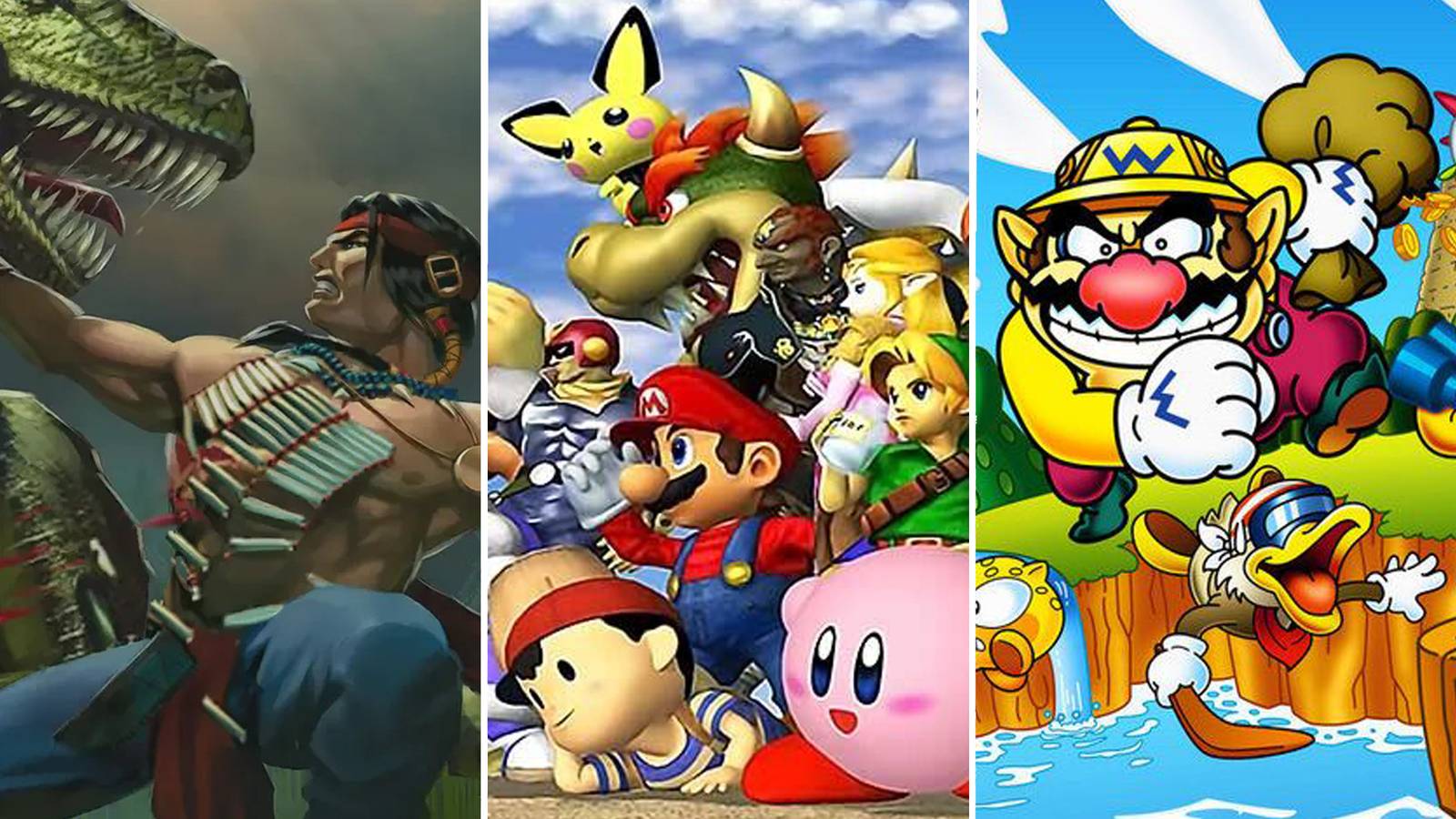 A combination of Nintendo games for retro collection releases