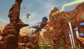 revenge of the savage planet swinging in air