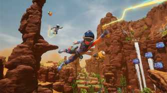 revenge of the savage planet swinging in air