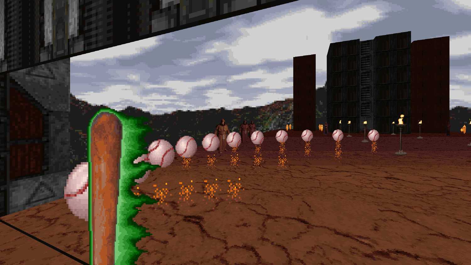 A screenshot from Rise of the Triad: Ludicrous Edition.