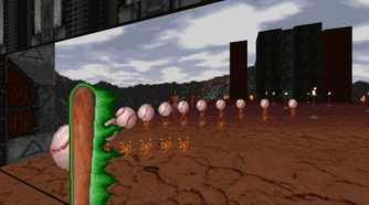 A screenshot from Rise of the Triad: Ludicrous Edition.