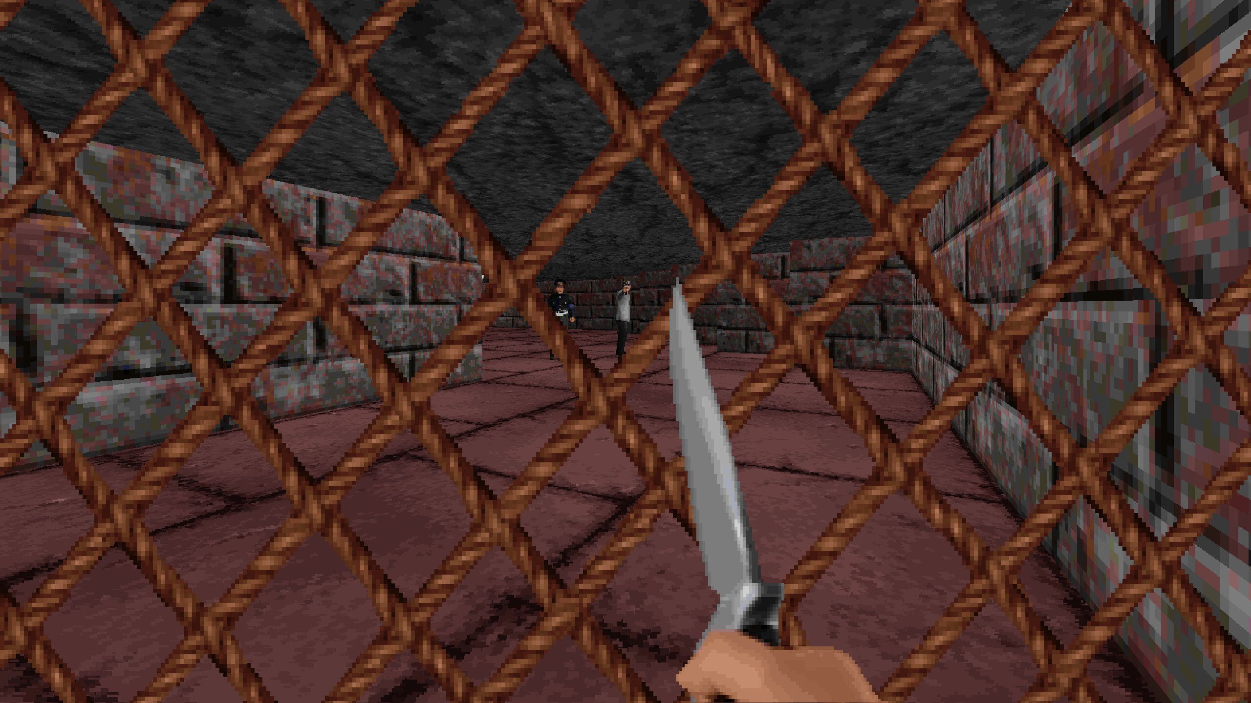 A screenshot from Rise of the Triad: Ludicrous Edition.