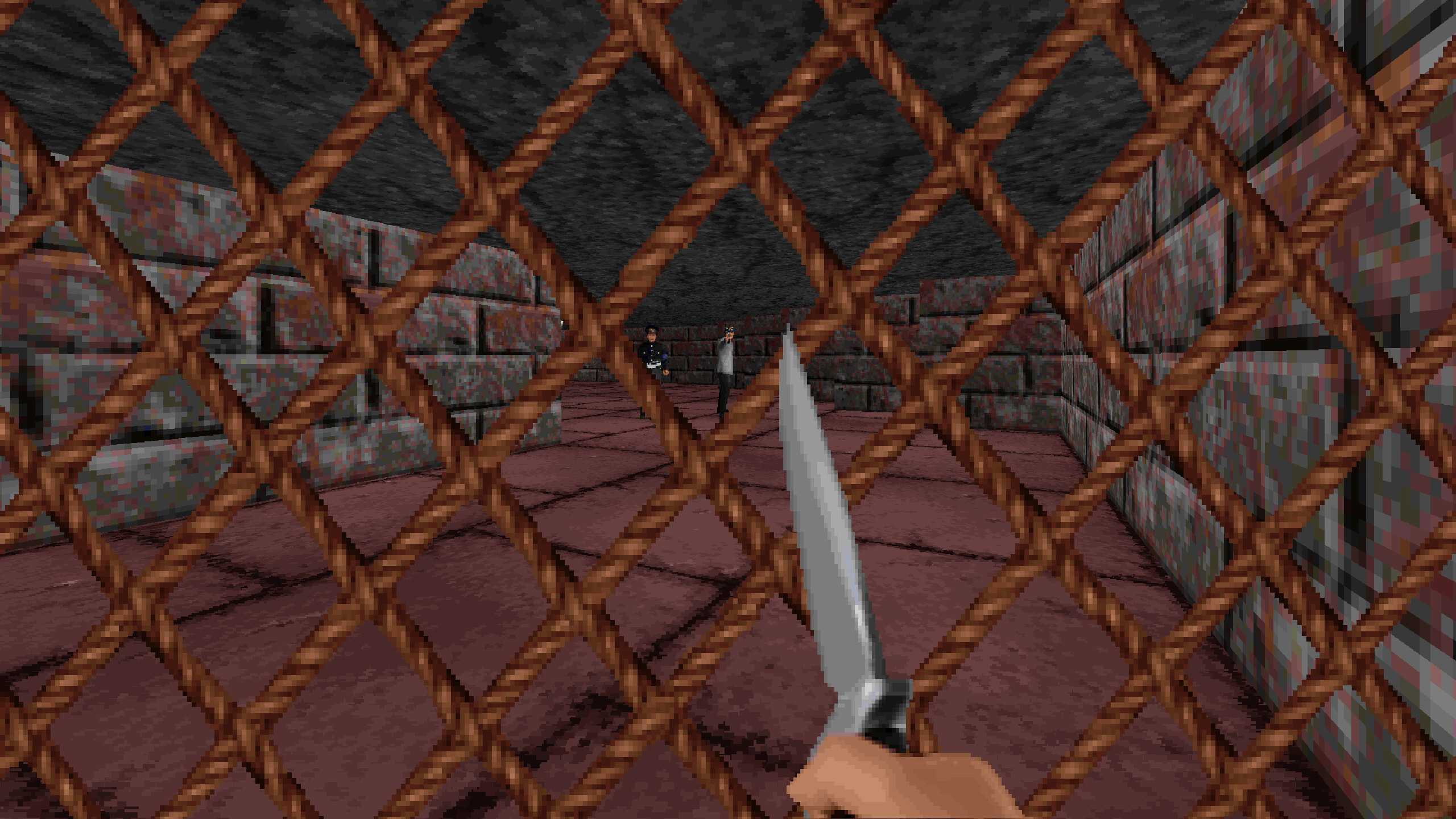 A screenshot from Rise of the Triad: Ludicrous Edition.
