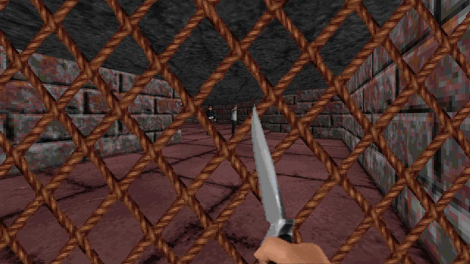 A screenshot from Rise of the Triad: Ludicrous Edition.