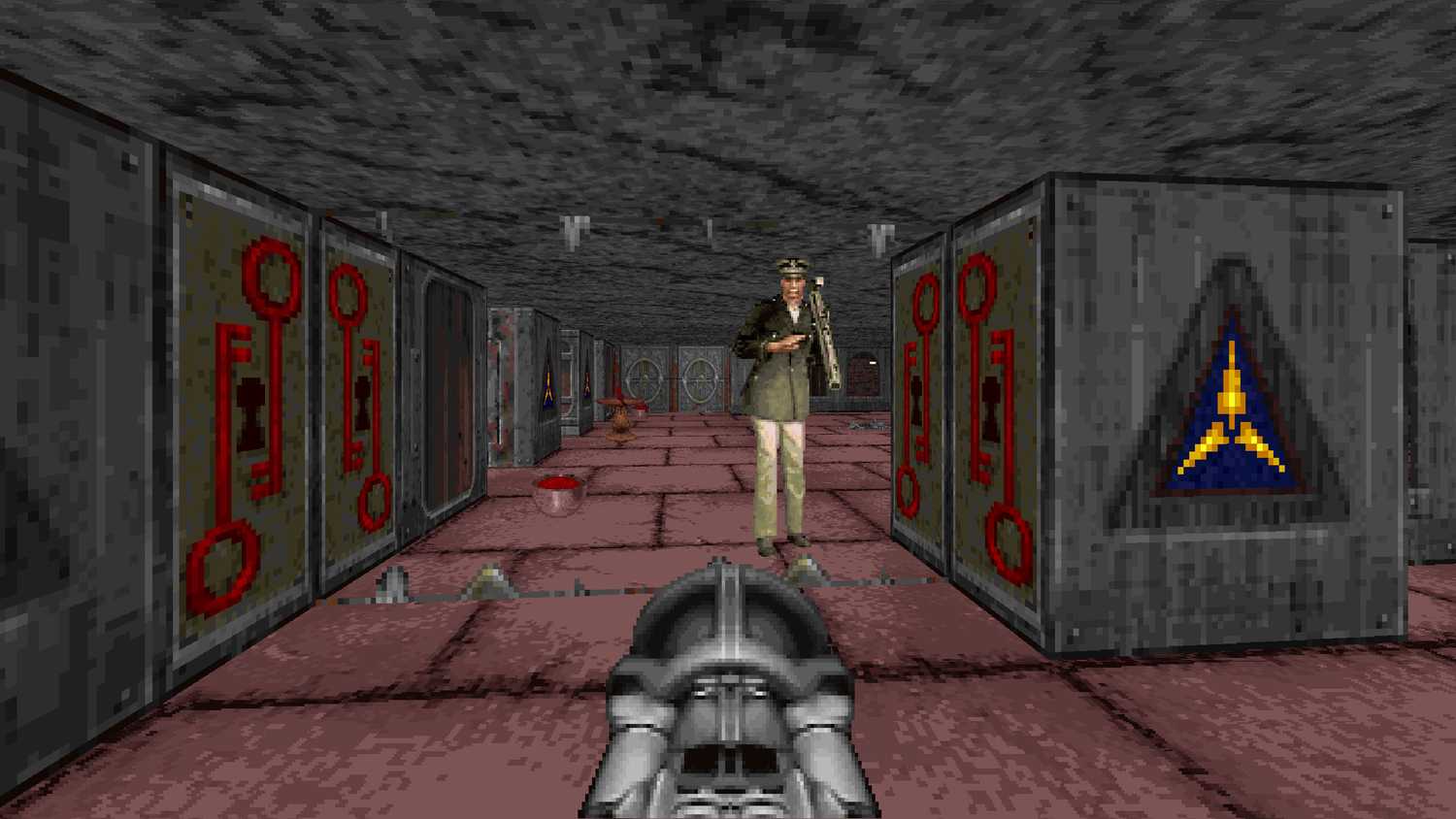 A screenshot from Rise of the Triad: Ludicrous Edition.