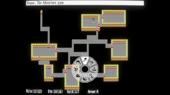 A screenshot from the Apyx version of Rogue