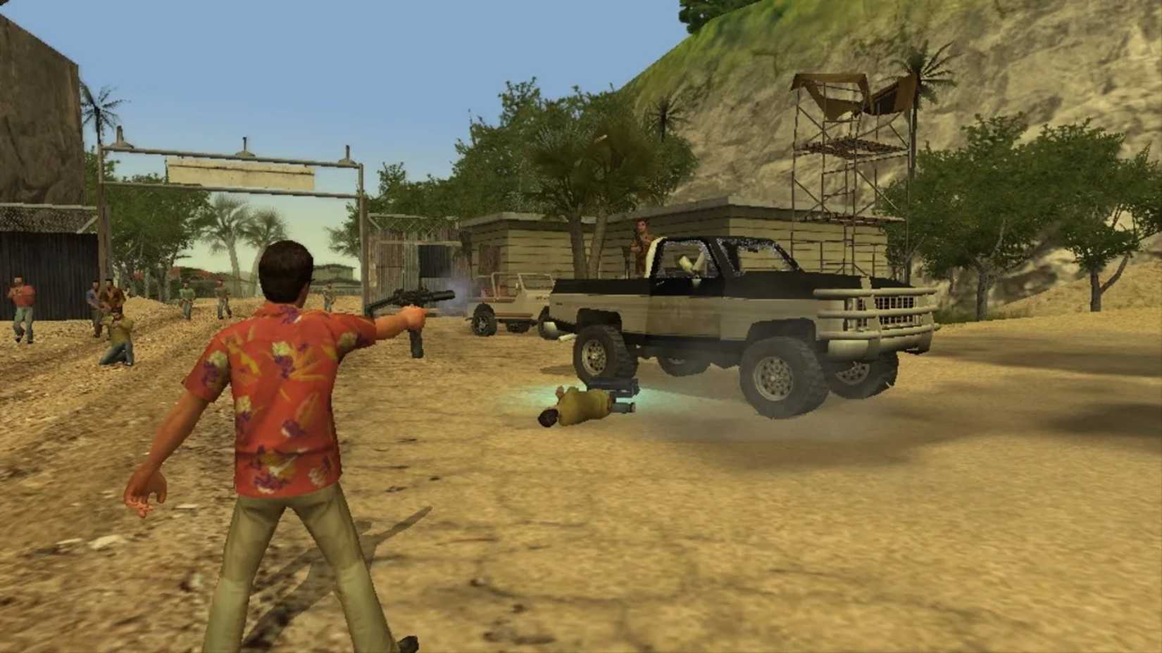 A screenshot of gameplay from Scarface: The World is Yours