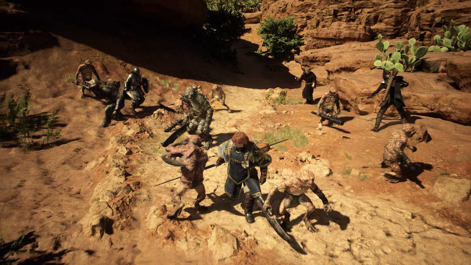 A battle in the desert