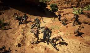 A battle in the desert