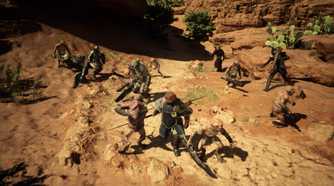 A battle in the desert