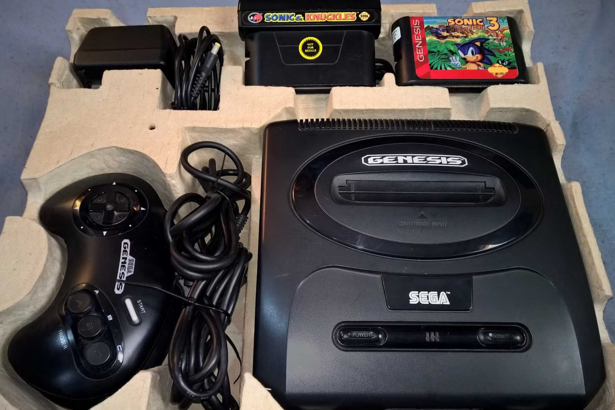 A Sega Genesis unboxed.