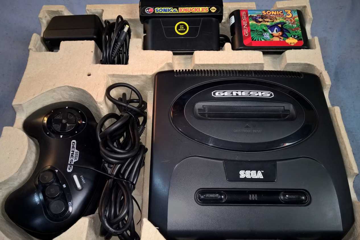 A Sega Genesis unboxed.