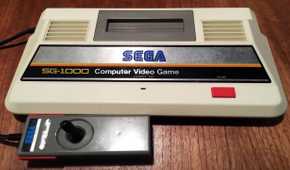 A shot of the Sega SG-1000 console.