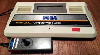 A shot of the Sega SG-1000 console.