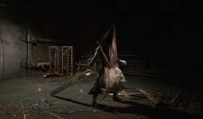 Pyramid Head in Silent Hill 2 remake.