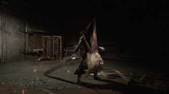 Pyramid Head in Silent Hill 2 remake.