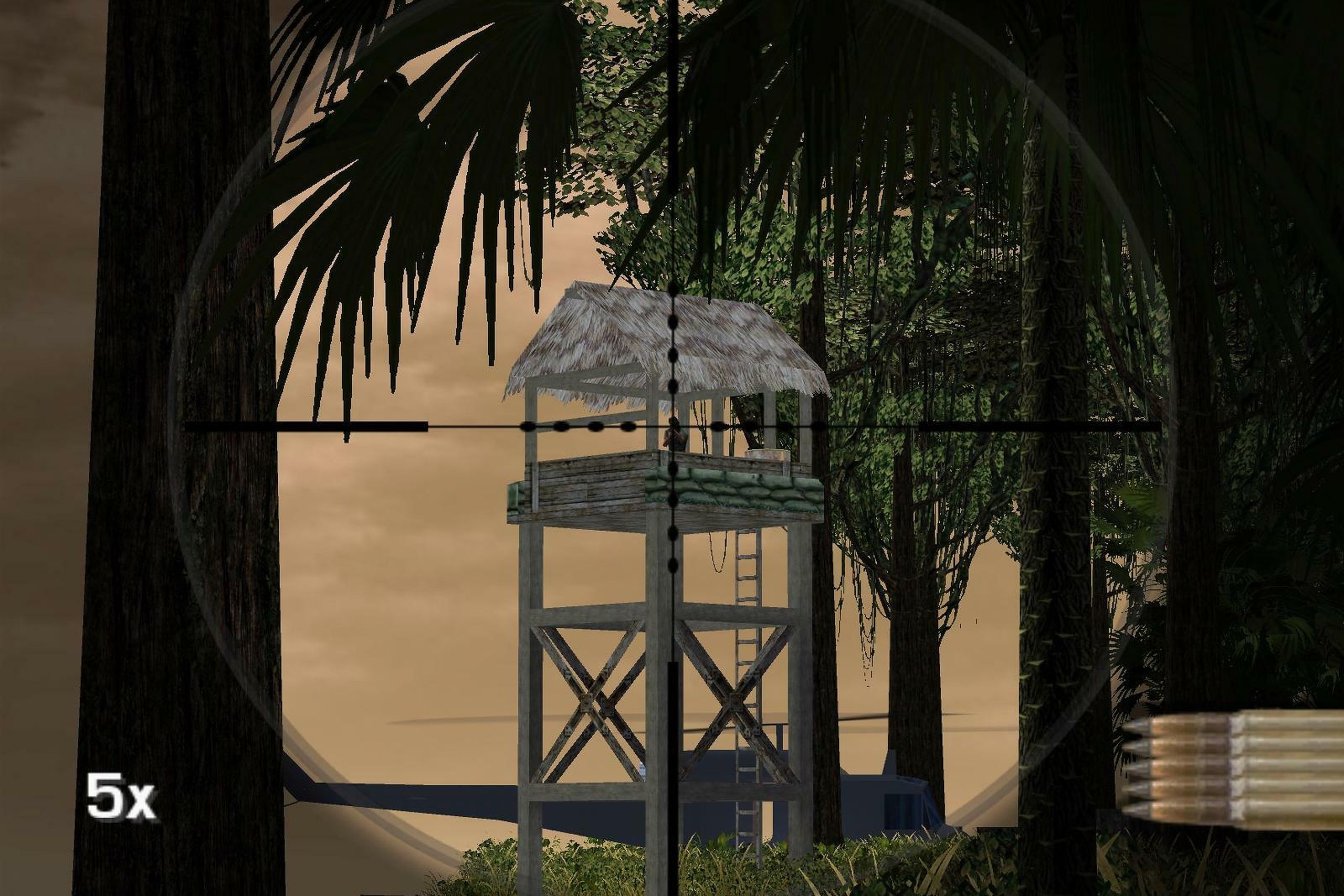 A screenshot from the game Soldier of Fortune 2.