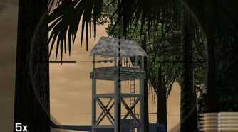 A screenshot from the game Soldier of Fortune 2.