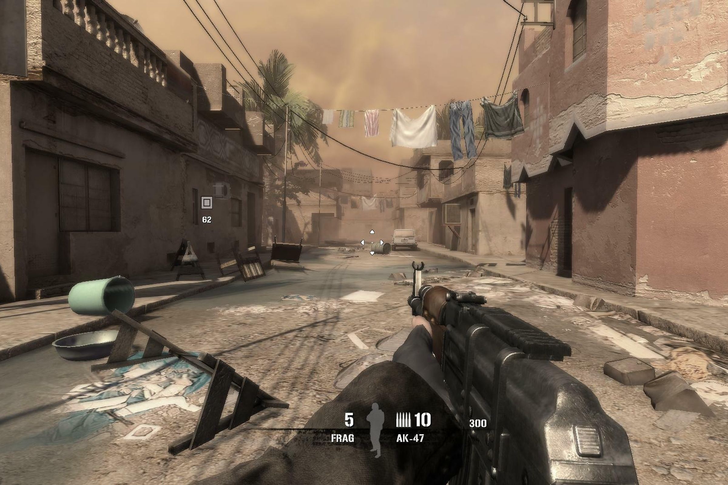 A screenshot from the game Soldier of Fortune Payback.