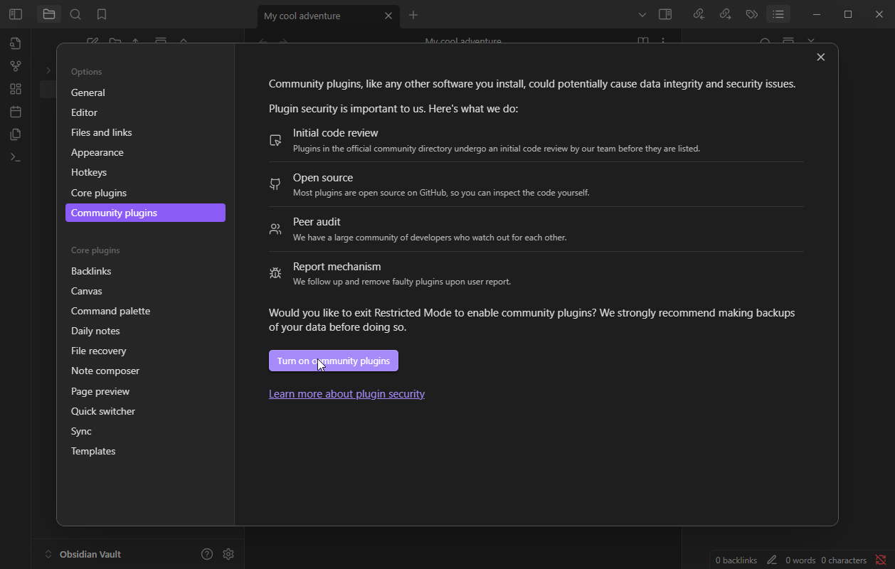 I can't believe it, but this Obsidian plugin is fantastic for playing D ...