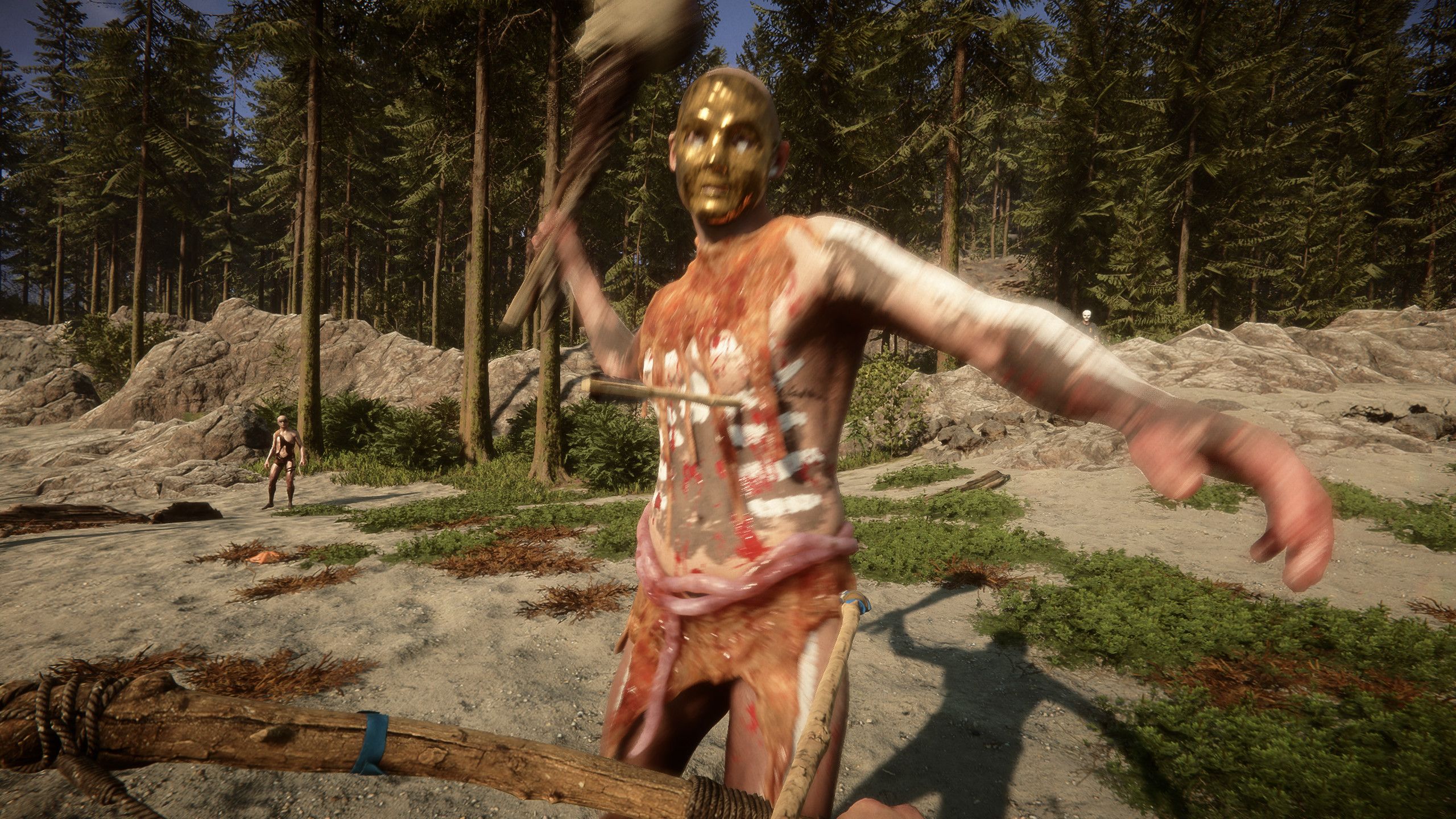 A screenshot from Sons of the Forest.
