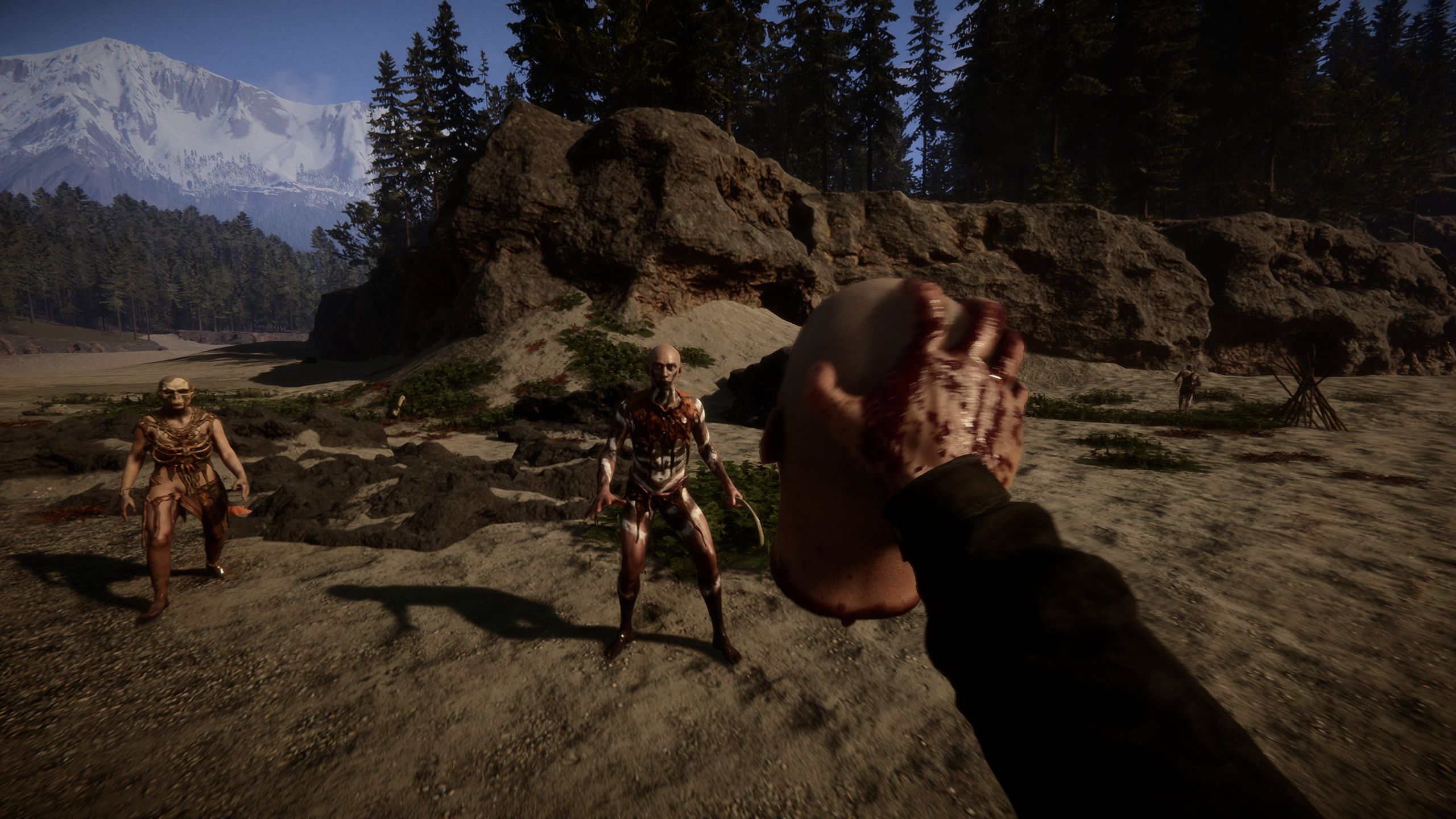 A screenshot from Sons of the Forest.