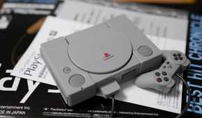 The first Sony Playstation console.