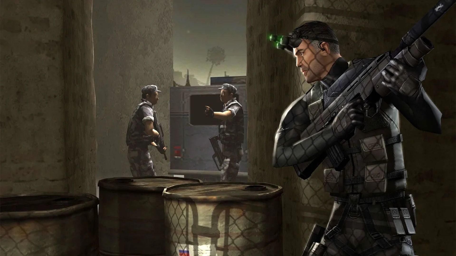 Promo ad for the release of Splinter Cell